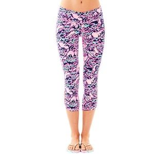 Lilly Pulitzer Luxletic Leggings Lobstah Roll L